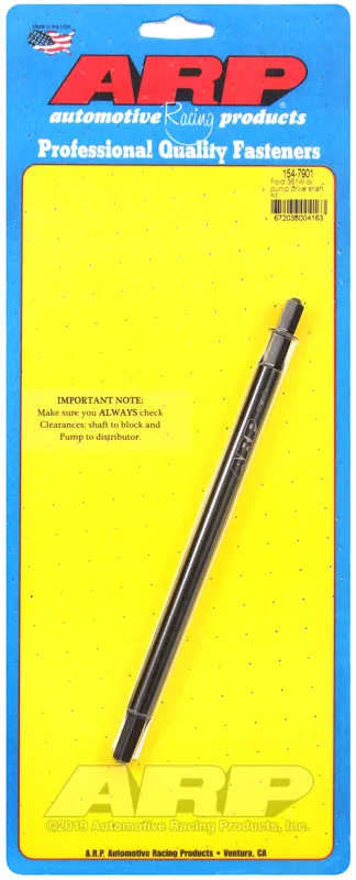 154-7901 – ARP Oil Pump Drive Shaft, For Use With 351W Ford APR2000 Steel 220000 PSI